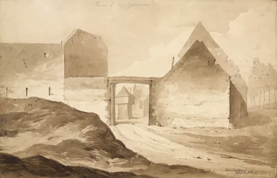 &39;Farme of du - Gourman No 2&39;, 1815 (wc e lápis sobre papel)
